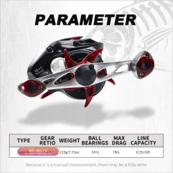 Рыболовная катушка Hunthouse Casting Baitcast 10+1 7.1:1