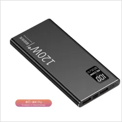 Универсальный портативный аккумулятор высокой емкости 10000/20000/30000mAh с быстрой зарядкой для iPhone, Samsung, Huawei