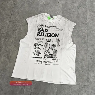 Мужской жилет Yao Fashion: стритвир, винтаж, панк-рок, хип-хоп