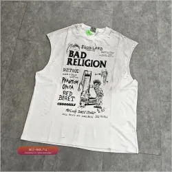 Мужской жилет Yao Fashion: стритвир, винтаж, панк-рок, хип-хоп