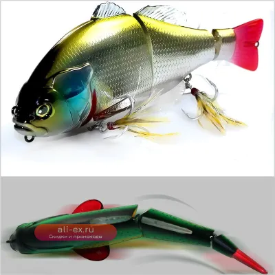 Floating Minnow 160мм 70г - Плавающая приманка для рыбалки с крючками BKK