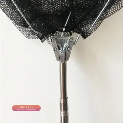 Телескопическая сеть для рыбалки на форель, карпа и морскую рыбу с алюминиевой ручкой