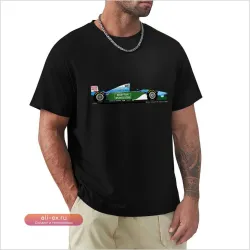 Футболка Benetton B194 Майкл Шумахер мужская черная