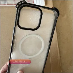 4 Corner Cartoon Magnetic Case для iPhone 13 14 15 16 Pro Max