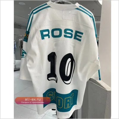 Футболка White Cyan Summer Martine Rose Patchwork Mesh