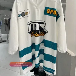 Футболка White Cyan Summer Martine Rose Patchwork Mesh