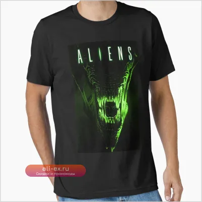 Футболка "Чужой" (Alien) мужская, размер S-6XL, 80s хоррор, сай-фай, Хищник, ксеноморф, монстр, LV-426