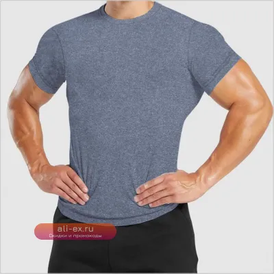 Футболка Harajuku для мужчин: лето, спорт, фитнес, бег, баскетбол