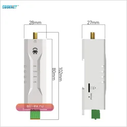4G CAT1 Mini DTU CDSENET E840-EC05-485: Ваш надежный IoT-коммуникатор с MQTT, VPN и Modbus