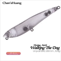 Воблер Chan’sHuang 8.5см 8.4г Floating Pencil для джиговой проводки (DIY)