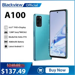 Смартфон Blackview A100 6GB/128GB NFC 6.67" 4680mAh 18W