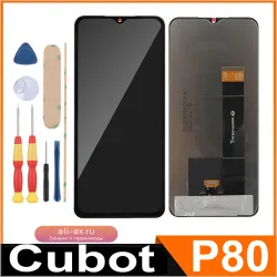 Дисплей в сборе с тачскрином для Cubot P80 6.58" FHD+ с рамкой