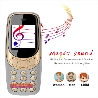 SERVO Q3308 PRO Мини-телефон 3 SIM, запись звонков, фонарик, камера, 2G GSM