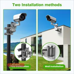 Кронштейн-хомут для антенны AP Bridge, регулируемый, с креплением, оцинкованный