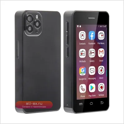 Melrose S9 Pro: Ультратонкий мини-смартфон 3" на Android, 2GB+16GB, 5MP, 1000mAh, 3G