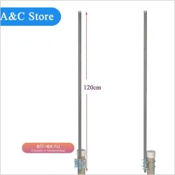 Антенна 433 МГц всенаправленная стекловолоконная UHF 400-480 МГц для базовой станции с разъемом N Female, наружная, для крыши, мониторинга