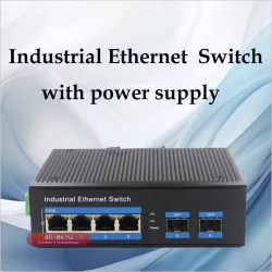 Промышленный гигабитный Ethernet-коммутатор Rugged 1-10 RJ45 + SFP, -40~80℃, IP40, DIN-рейка